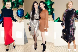 Андрей Малахов, Инга Берман, Ксения Чилингарова на открытии выставки «Когда искусство становится частью ландшафта. Часть II»