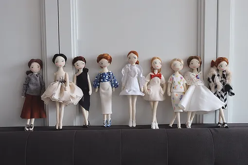 Куклы Нинг Лау и Вики Газинской