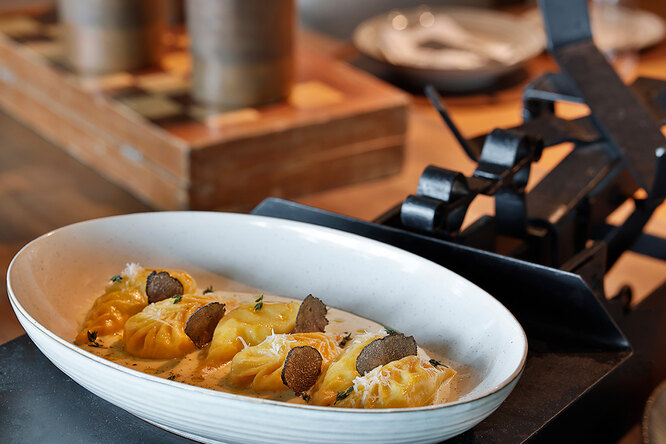 Ресторан итальянской кухни Cucina в отеле Marriott Palm Jumeirah