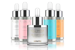 Одна сыворотка и четыре бустера: что нужно знать о новинке Swiss Line Cell Shock Recovery Serum