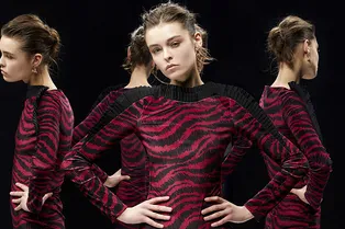 Мини-платья для Беллы Хадид, «папины» кожаные куртки и мохеровые свитеры в коллекции Just Cavalli