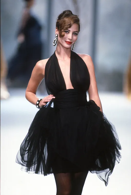 На показе Chane Haute Couture осень-зима 1991-1992 На показе Chane Haute Couture осень-зима 1991-1992