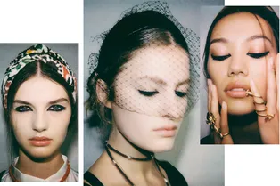 Подводка для глаз и никаких стрелок: как повторить драматичный макияж как на показе Dior