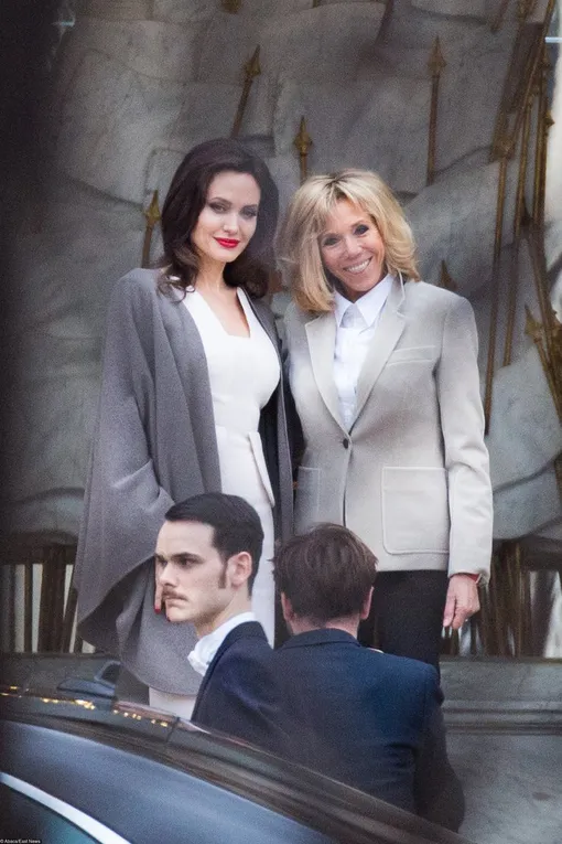 Анджелина Джоли и Брижит Макрон Анджелина Джоли и Брижит Макрон