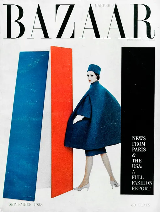 Обложка Harper's Bazaar, сентябрь 1958 Обложка Harper's Bazaar, сентябрь 1958