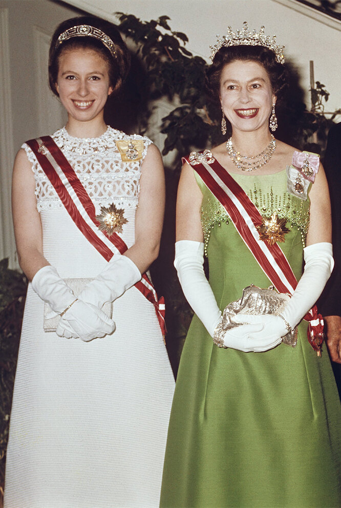 С королевой Елизаветой II, 1969 год