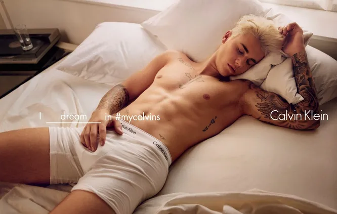 Джастин Бибер в рекламе Calvin Klein Underwear, 2016 год