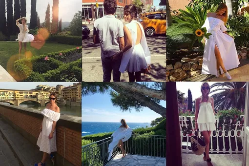 Instagram* тренд: белый сарафан Instagram* тренд: белый сарафан