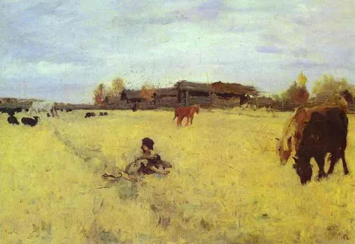 Серов Валентин. «Октябрь. Домотканово», 1895 год Серов Валентин. «Октябрь. Домотканово», 1895 год