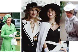 Как принцесса Диана, королева Елизавета и другие монаршие особы одевались на скачки в прошлом веке