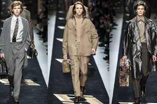 Прозрачные костюмы и сумки, за которыми будут охотиться все, на показе Fendi Men's