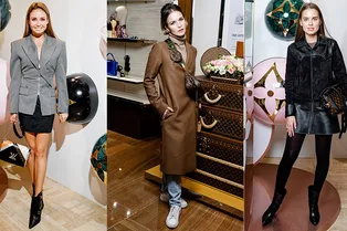 Ляйсан Утяшева и Алена Долецкая на коктейле в честь 15-летия бутика Louis Vuitton