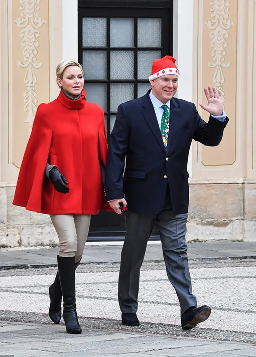 Княгиня Шарлен и князь Монако Альбер II