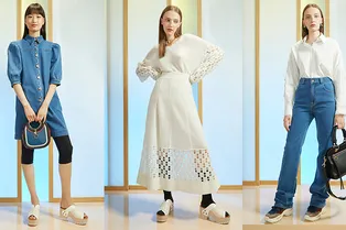 Джинсовые тотал-луки, девичьи платья и сандалии на платформе в лукбуке See by Chloé