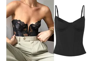 Викторианская вечеринка: носим топы-бюстье в канун Нового года