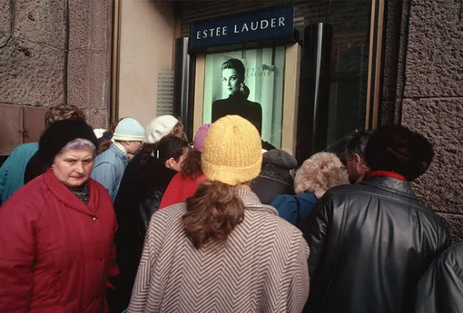 Первый магазин Estée Lauder в Москве, 1981 год