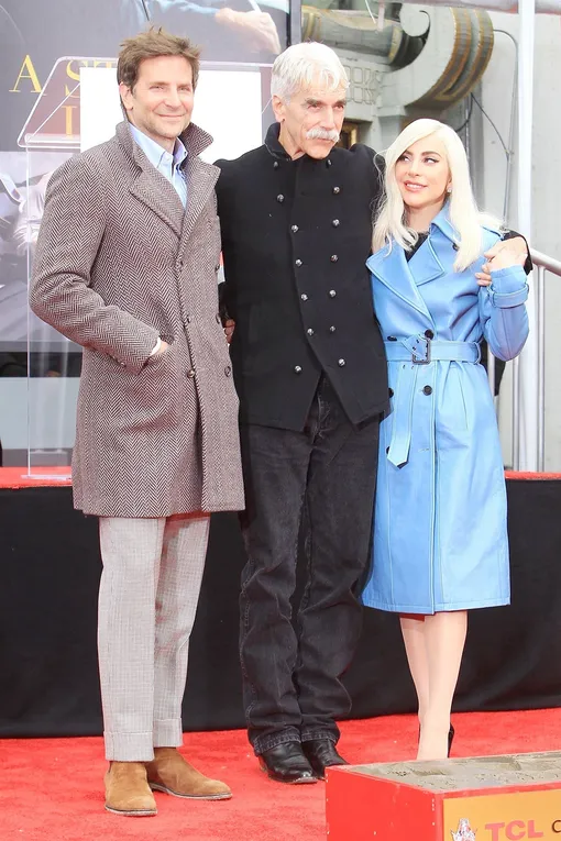 Брэдли Купер, Сэм Эллиотт и Леди Гага Брэдли Купер, Сэм Эллиотт и Леди Гага