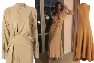 Осень в цвете беж: 10 платьев из новых коллекций на каждый день