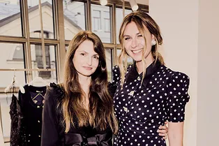 Даша Веледеева, Снежанна Георгиева и Яна Рудковская на транк-шоу Alessandra Rich в Aizel