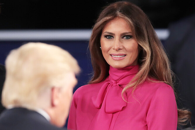 Beauty-эволюция Мелании Трамп: от оранжевого автозагара к накладным челкам Beauty-эволюция Мелании Трамп: от оранжевого автозагара к накладным челкам