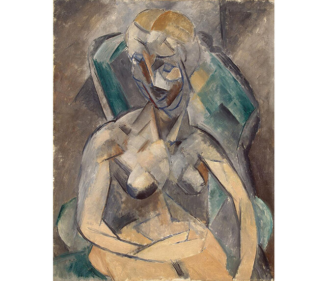 Пабло Пикассо «Молодая женщина», 1909 год