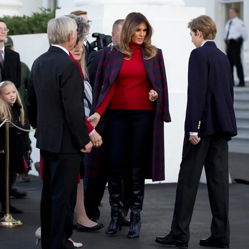 Мелания и Бэррон Трамп Мелания и Бэррон Трамп