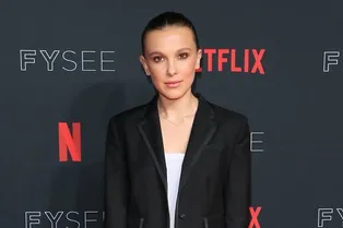 Милли Бобби Браун в идеальном total black