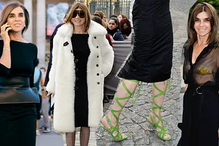 Карин Ройтфельд знает, как стать иконой стиля, не выходя за рамки офисной классики