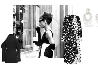 Черно-белое кино: 10 роскошных платьев и аксессуаров для новогодней вечеринки