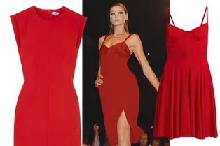 Маленькое красное платье: 16 моделей от масс-маркета до люкса