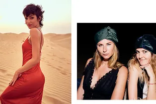 Даша Веледеева, Урсула Корберо и Китти Спенсер на презентации новой коллекции Bvlgari в Дубае