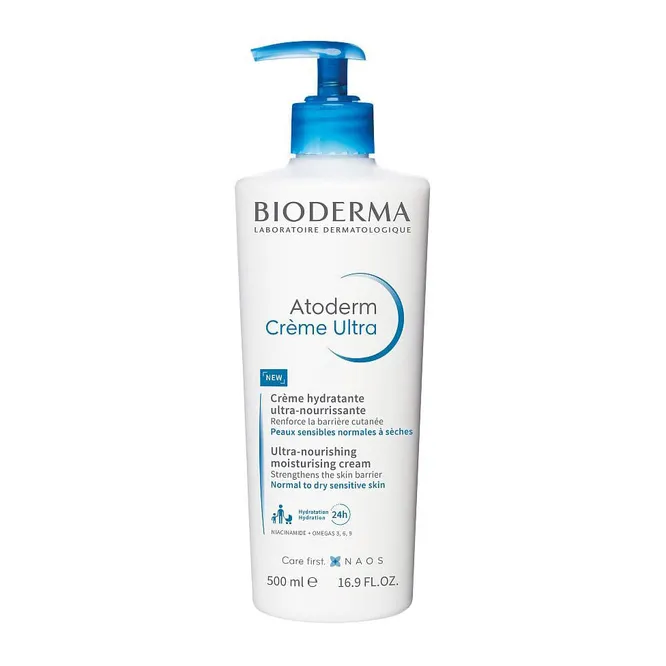 Питательный увлажняющий крем для тела и лица Atoderm Crème Ultra, BIODERMA