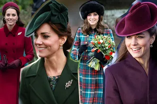 Как менялись рождественские образы Кейт Миддлтон: архивные фото