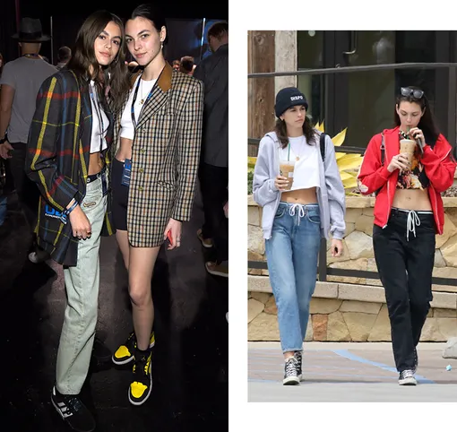 Кайя Гербер и Виттория Черетти Кайя Гербер и Виттория Черетти