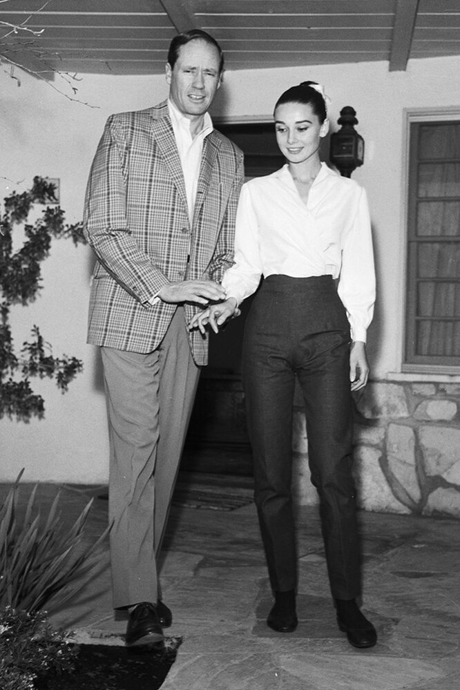 Одри Хепберн и Мел Феррер, 1959 год