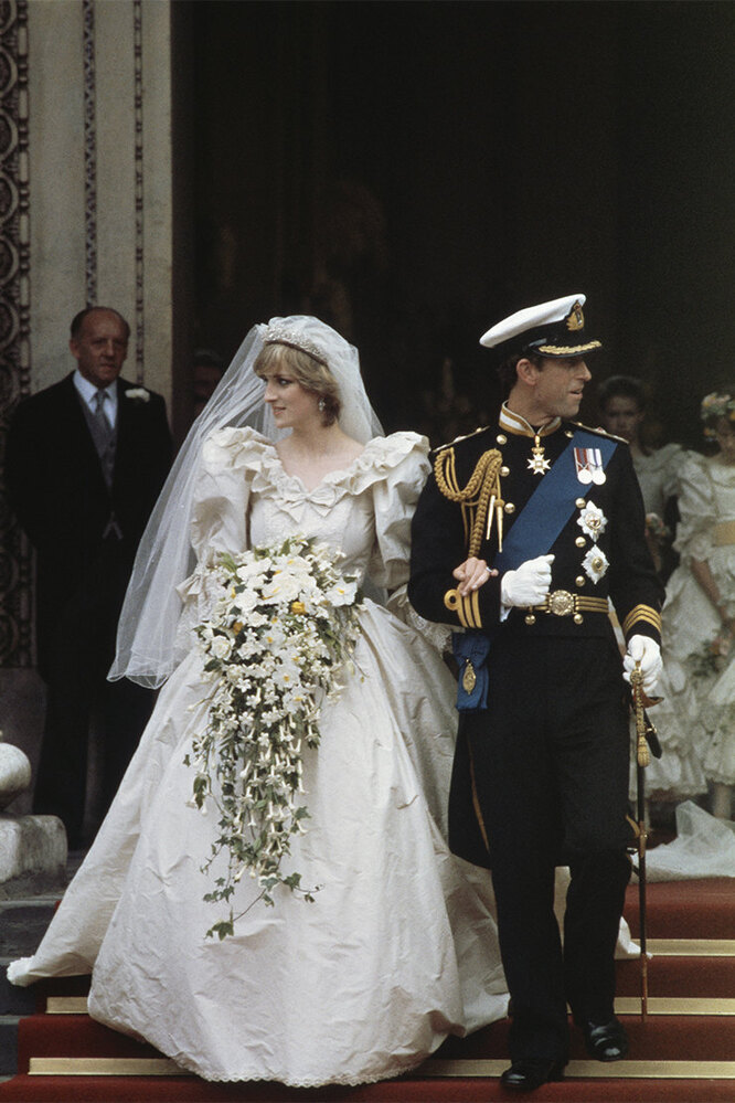 Принцесса Диана и принц Чарльз в Лондоне, 29 июля 1981 года