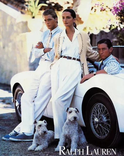 Рекламная кампания Polo Ralph Lauren, 1989 год Рекламная кампания Polo Ralph Lauren, 1989 год