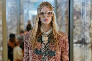 Если бы итальянское Возрождение выпало на 1970-е: показ коллекции Gucci
