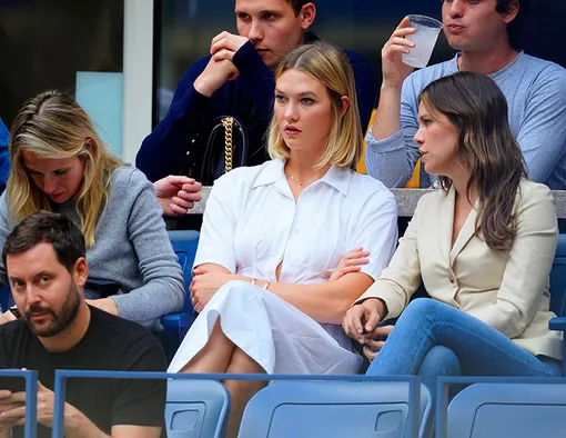 Карли Клосс и Даша Жукова Карли Клосс и Даша Жукова