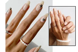 Самый модный дизайн ногтей 2021— «звездный»