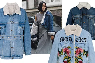 Джинсовка на меху для тех, кому надоели шубы и пуховики: 10 моделей от 6 000 рублей