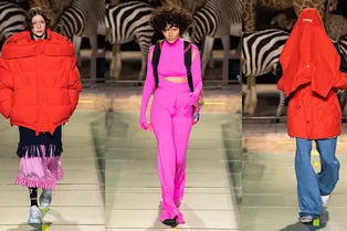 Балаклавы, лого Интерпола и рубашки с анархистским знаком в антисоциальной коллекции Vetements