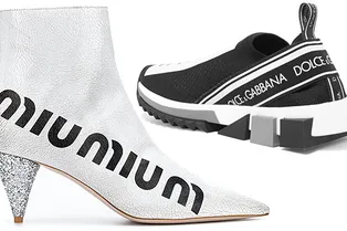 10 пар обуви с логотипами от шлепок до вечерних туфель