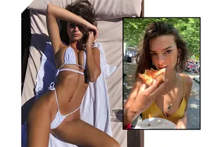 Круассан на завтрак и 3 литра воды: 7 секретов стройности Эмили Ратаковски