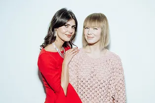 Надежда Оболенцева, Светлана Бондарчук, Вика Газинская и Ксения Собчак на дне рождения Клуба «418»