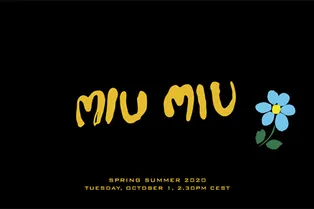 Прямая трансляция показа Miu Miu
