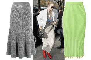 11 теплых трикотажных юбок, которые выручат всех модниц этой осенью