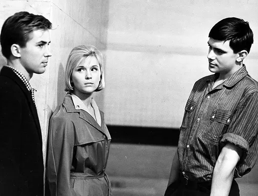 Кадр из фильма Георгия Данелии «Я шагаю по Москве», 1963 год