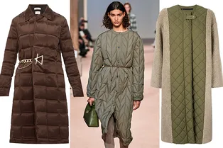 12 стеганых пальто для уютной осени