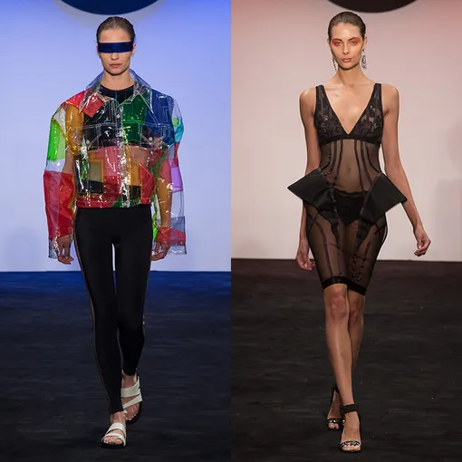 Модели на дипломном показе выпускников Fashion Institute of Technology Модели на дипломном показе выпускников Fashion Institute of Technology